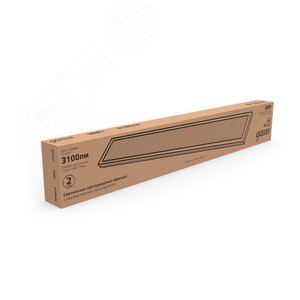 Светильник светодиодный ДПО 36 Вт 3100 лм 4000К AC 220В IP20 1200х180х19мм призма Офис Gauss 5