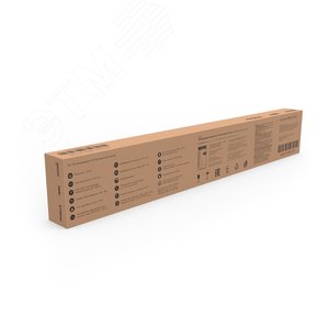 Светильник светодиодный ДПО 36 Вт 3100 лм 4000К AC 220В IP20 1200х180х19мм призма Офис Gauss 6