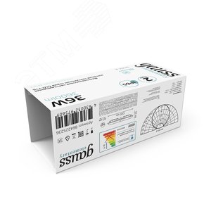 Светильник светодиодный ДСП-36 Вт 2850 Лм 4000K IP65 1200х76х66 мм ССП-176 матовый Elementary Gauss (864225236) - фото 7