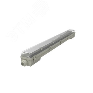 Светильник под светодиодную лампу ДСП 1хG13 AC 220В IP65 660х70х61мм Пластик с отражателем для лампы 600мм INDUSTRY - Gauss