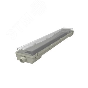 Светильник под светодиодную лампу ДСП 2хG13 AC 220В IP65 660х107х61мм Пластик с отражателем для лампы 600мм INDUSTRY Gauss - Gauss