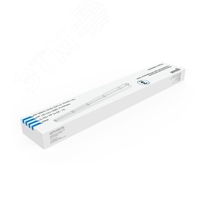 Светильник под светодиодную лампу ДСП 2хG13 AC 220В IP65 660х107х61мм Пластик с отражателем для лампы 600мм INDUSTRY Gauss - фото 4