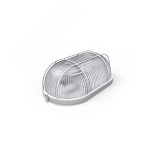 Светильник ЖКХ под лампу 1хE27 AC 220В IP54 овал 160х115х280 мм с решеткой max 100Вт НБП - Gauss