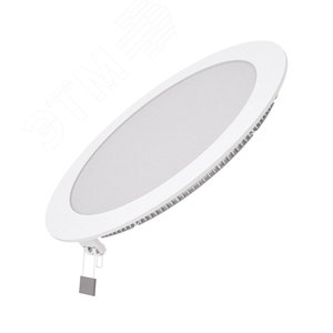 Светильник светодиодный ДВО 18 Вт 1560 лм 6500К AC 220В IP20 круг D225х22мм монт d210мм Алюминий тонкий Slim