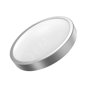 Светильник светодиодный ДВО-12w 2700К,850Лм,IP20 кругл,серебро GAUSS