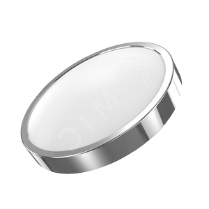 Светильник светодиодный ДВО-12w 4100К,900Лм,IP20 кругл,хром GAUSS (941422212)