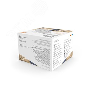 Светильник светодиодный ДВО 6 Вт 500 лм 3000К AC 220В IP20 круг D90х56мм монт d65мм Алюминий Downlight Gauss 4