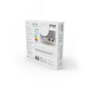 Светильник светодиодный LED НПС ДБО 24 Вт 4000К d330х75 мм IP20 Space Line Basic - фото 7