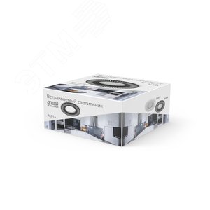 Светильник AL014 для лампы GU 5.3 цвет Черный/Хром Aluminium Gauss (AL014) 5