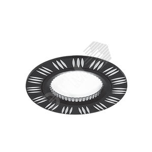 Светильник точечный Aluminium AL018 Круг. Черный/Хром, Gu5.3 | AL018 | Gauss