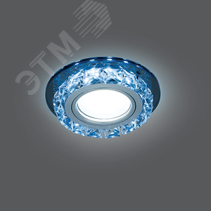 Светильник встраиваемый ДВО под лампу 4100К IP20 d95х35 мм монт d65 мм Backlight Gauss