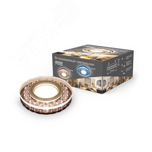 Светильник Backlight BL046 Кругл. Черный/Кристалл/Хром, Gu5.3, LED 2700K 1/40 (BL046) 2