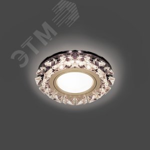Светильник Backlight BL051 Кругл. Графит/Кристалл/Хром, Gu5.3, LED 2700K 1/40 (BL051) 2