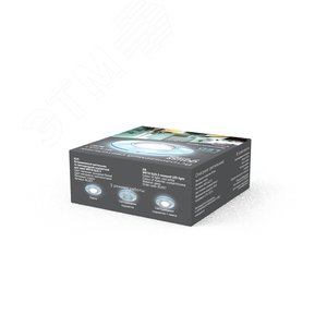 Backlight BL057 Круг Гран. Кристалл/Хром, Gu5.3, LED 4100K 1/40 5