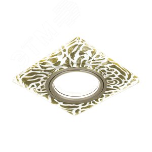 Светильник Backlight BL063 Квадрат. Золотой узор/Золото, Gu5.3, LED 2700K 1/40 (BL063)