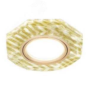 Backlight BL079 Восемь гран. Золотые нити/Золото, Gu5.3, LED 2700K 1/40 - Gauss