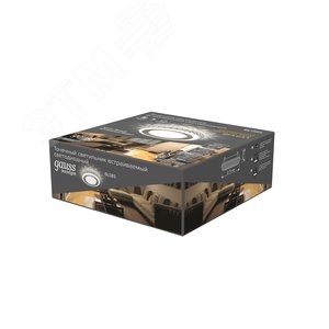 Светильник встраиваемый ДВО под лампу 3 Вт (max) 3000К IP20 d95х35 мм монт d60 мм Backlight 3