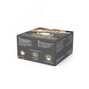 Backlight BL088 Кругл. Золото/Белый, Gu5.3, 3W, LED 3000K 1/30 - фото 7