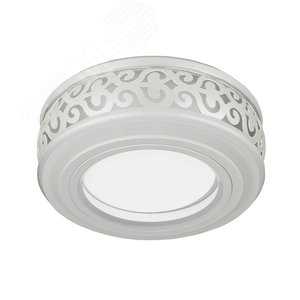 Светильник светодиодный встраиваемый ДВО 3 Вт 3000К круг GU 5,3 IP20 белый LED матовый BL144 Backlight Gauss (BL144)