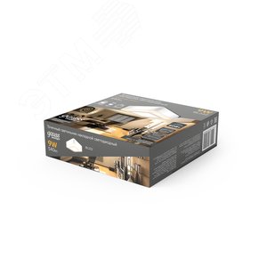 Светильник светодиодный ДБО 9 Вт 540 лм 3000К Белый IP20 145х145х40мм Алюминий Backlight 4