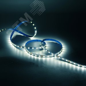 Лента светодиодная 10 Вт/м DC 12В 4000К IP20 60LED SMD5050 (блистер 1м) 700 лм/м Basic - фото 3