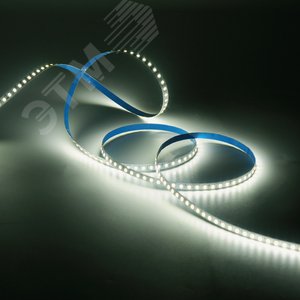 Лента светодиодная 9.6 Вт/м DC 12В 3000К IP20 120LED SMD2835 (блистер 3м) 624 лм/м Basic - фото 3
