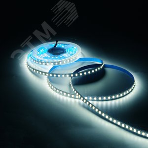 Лента светодиодная 14.4 Вт/м DC 12В 4000К IP20 120LED SMD2835 (блистер 3м) 1400 лм/м Basic - фото 4