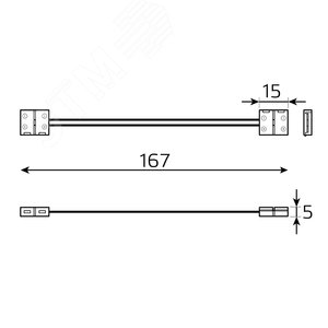 Набор коннекторов для светодиодной LED ленты 5050 10 мм - IP20 Basic Gauss (BT433) - фото 4
