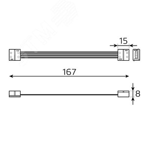 Коннектор для светодиодной RGB ленты 5050 10мм Basic - фото 4
