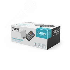 Контроллер RGB Basic для ленты LED 12V 240W 1/100 | BT621 | Gauss - фото 3
