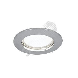 Светильник Metal CA003 Круг. Хром, Gu5.3 1/100