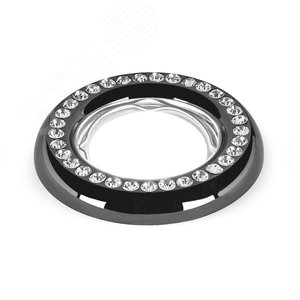 Светильник Strass CA038 Круг. Кристал/Черный, Gu5.3 1/30 6