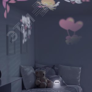 Светильник настольный 4 Вт Белый IP20 со сменной проекцией с кабелем электропитания и выключателем MOOD 6