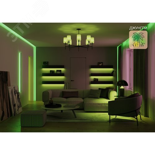 Лампа светодиодная умная SMD LED 5 Вт 470 лм RGBW E14 AC 220В IP20 RGBW изменение цветовой температуры и диммирование управление по Wi-Fi Smart Home 11