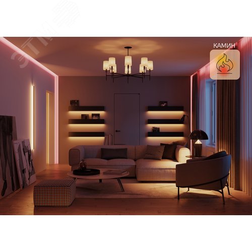 Лампа светодиодная умная SMD LED 5 Вт 470 лм RGBW E14 AC 220В IP20 RGBW изменение цветовой температуры и диммирование управление по Wi-Fi Smart Home 12