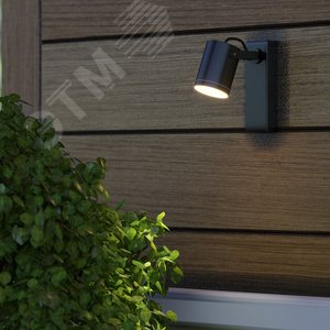 Светильник архитектурный ДБУ под лампу 35 Вт 2хGU10 AC 220В IP54 130х90х175мм Sonata Gauss - фото 5