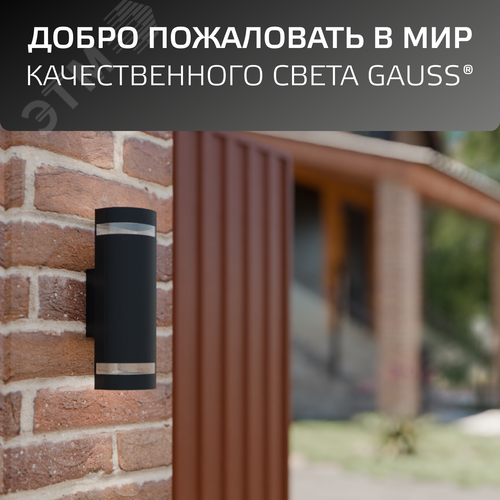 Светильник архитектурный ДБУ под лампу 60 Вт 2хGU10 AC 220В IP54 100х105х300мм Enigma - фото 10