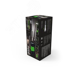 Фонарь ручной LED 1 Вт 40 Лм NI-MH 250mAh модель GFL103 Gauss (GF103) - фото 6