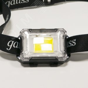 Фонарь светодиодный налобный 3 Вт 180 лм черный IP33 на батарейках 3хААА GFL - фото 4