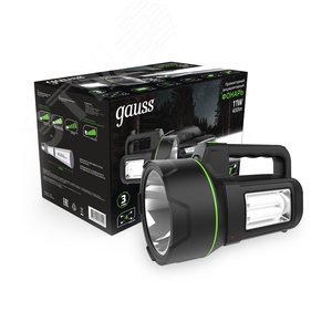Фонарь прожекторный LED 11 Вт 400 Лм Li-ion 4800mAh модель GFL602 Gauss (GF602) - фото 2