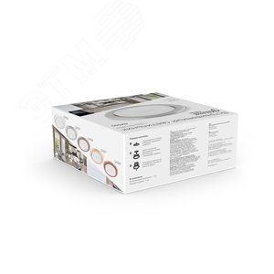 Светильник точечный под лампу ДВО GX53 1х20 Вт 110-240В IP20 120х120 мм монт d80 мм Хром Tablet 4