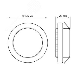 Светильник точечный под лампу ДВО GX53 1х20 Вт 110-240В IP20 120х120 мм монт d80 мм Хром Tablet 5