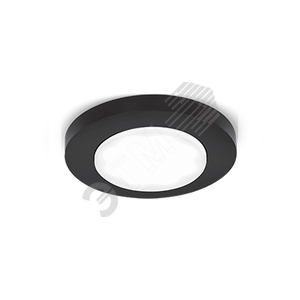 Светильник точечный Tablet GX202 Круг. Кристалл/Черный, GX53 | GX202 | Gauss