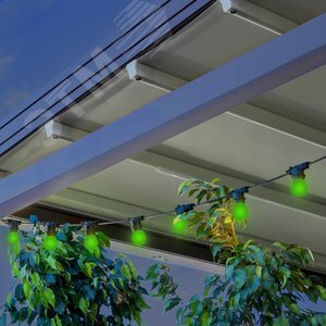 Гирлянда светодиодная Белт Лайт 10 несменных ламп 7,7 м IP44 зеленый Holiday Gauss (HL061) - фото 6