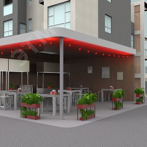 Гирлянда светодиодная Белт Лайт 10 несменных ламп 7,7 м IP44 красный Holiday Gauss (HL064) - фото 7