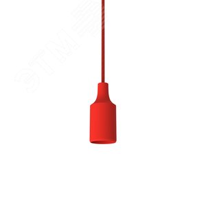 Светильник подвесной под лампу 1хE27 AC 220В Красный IP20 1000х40х94мм Пластик Decor - фото 2