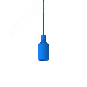 Светильник подвесной под лампу 1хE27 AC 220В Голубой IP20 1000х40х94мм Пластик Decor - фото 2