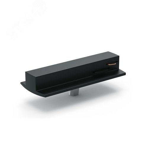 Адаптер для подключения светильника к трековой системе AC 220В Черный IP20 с фиксирующей шайбой Track - Gauss