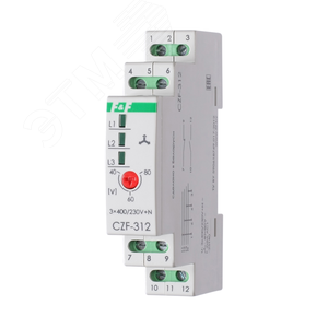 Реле контроля фаз CZF-312 (EA04.001.007) - Евроавтоматика