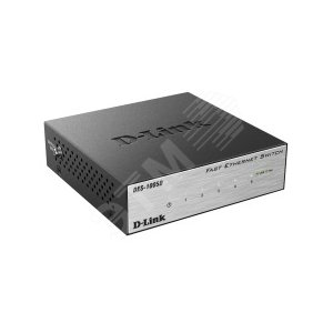 Коммутатор 5 портовый 10/100 (DES-1005D/O2A) - D-Link